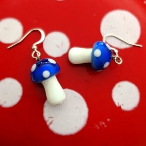 Mushroom earrings